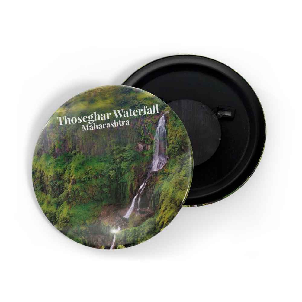 dhcrafts Fridge Magnet Multicolor Maharastra Thoseghar Waterfall D2 Glossy Finish Design Pack of 1